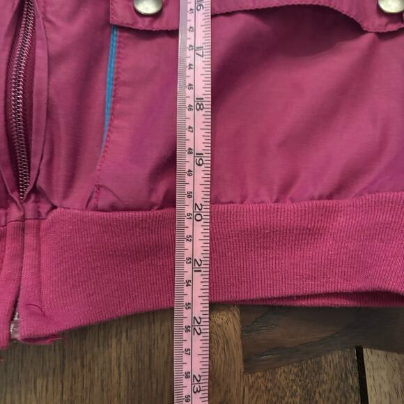 Vintage 80s Purple Cover Up Full Zip Sporty Track Vest Size XL Beach Retro - Picture 8 of 9